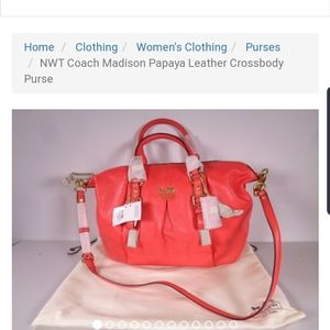 Beautiful Coach Handbag